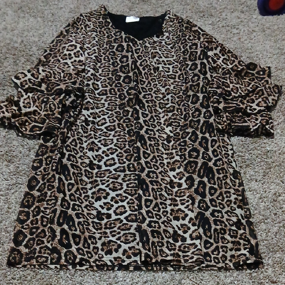 Leopard Print Blouse